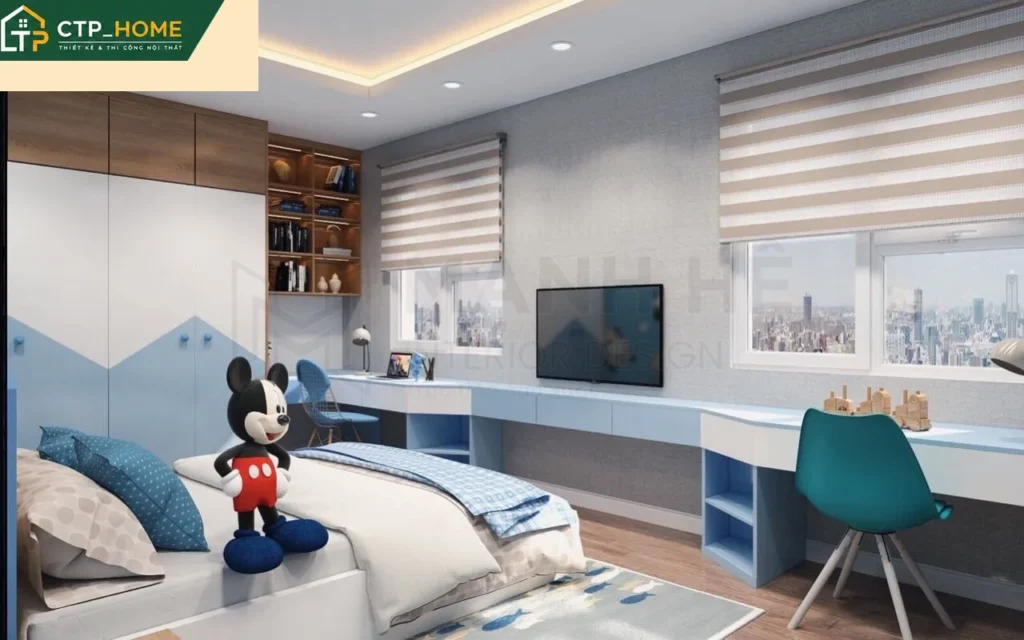 Thiết kế nội thất chung cư Richmond City 70m2 hiện đại tại Bình Thạnh - Ảnh 9