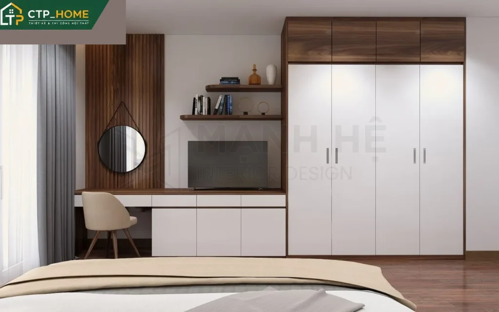 Thiết kế nội thất chung cư Richmond City 70m2 hiện đại tại Bình Thạnh - Ảnh 5