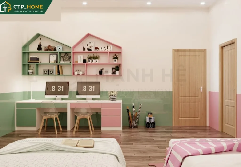 Thiết kế nội thất nhà phố 2PN Anh Đức – Bến Tre hiện đại, tối ưu diện tích - Ảnh 2