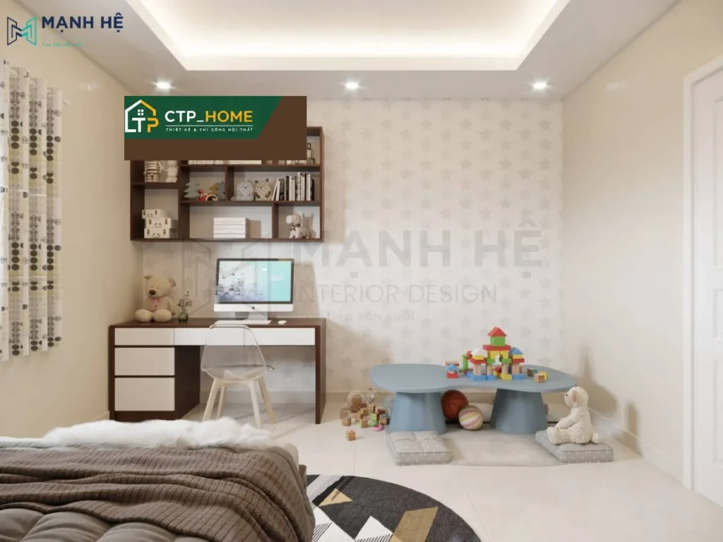 Thiết kế nội thất nhà phố anh Hoàng Long An 150m2 hiện đại tối ưu - Ảnh 9
