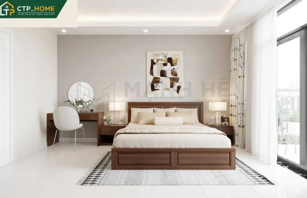 Thiết kế nội thất nhà phố anh Hoàng Long An 150m2 hiện đại tối ưu - Ảnh 5