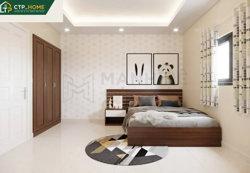 Thiết kế nội thất nhà phố anh Hoàng Long An 150m2 hiện đại tối ưu - Ảnh 7