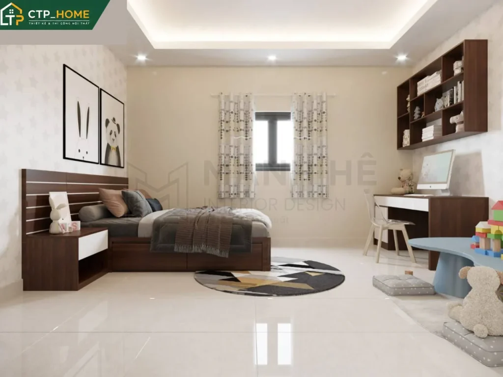 Thiết kế nội thất nhà phố anh Hoàng Long An 150m2 hiện đại tối ưu - Ảnh 8