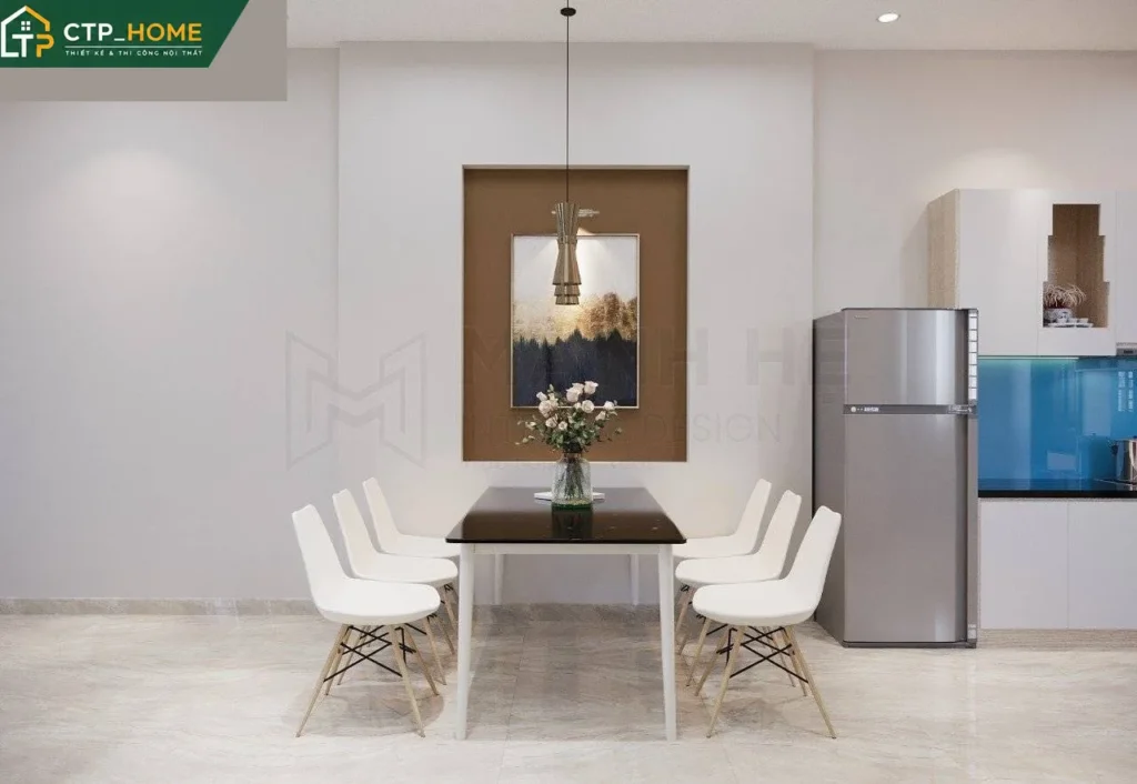 Thiết kế nội thất nhà phố Bình Dương 150m2 – 3 phòng ngủ hiện đại - Ảnh 1
