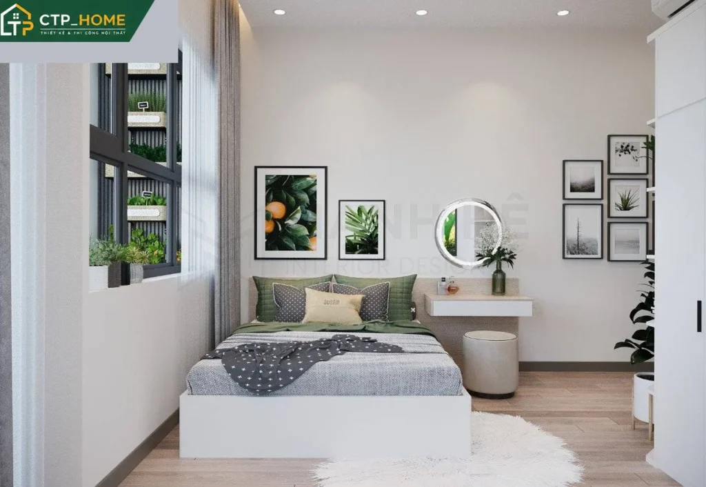 Thiết kế nội thất nhà phố Bình Dương 150m2 – 3 phòng ngủ hiện đại - Ảnh 4