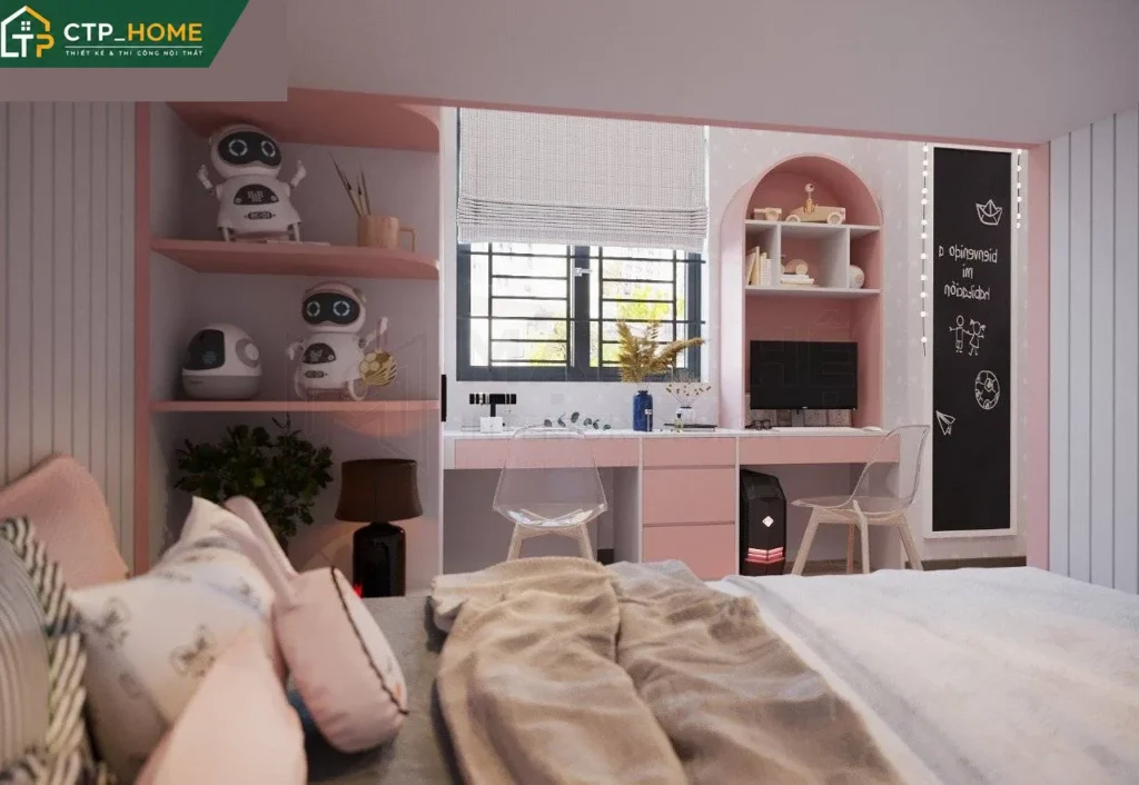 Thiết kế nội thất nhà phố Bình Dương 150m2 – 3 phòng ngủ hiện đại - Ảnh 7