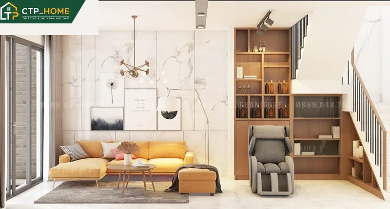 Thiết kế nội thất nhà phố Gò Vấp 150m2 hiện đại – Chị Trinh - Ảnh 1