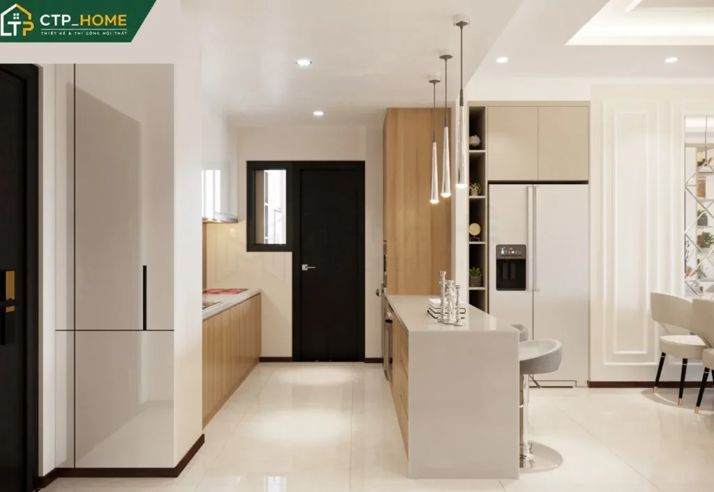 Thiết kế nội thất chung cư One Verandah 70m2 2 phòng ngủ hiện đại - Ảnh 7