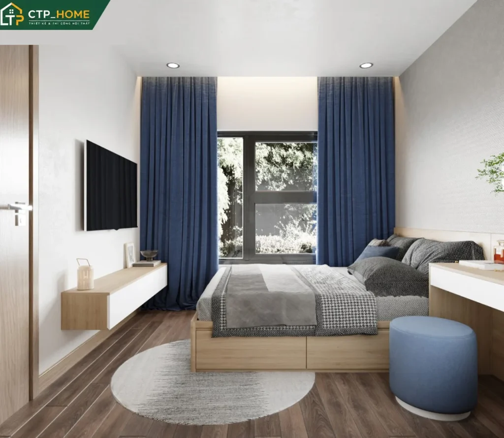 Thiết kế nội thất chung cư Vinhomes Grand Park 59m2 hiện đại cho anh Hoàng - Ảnh 9