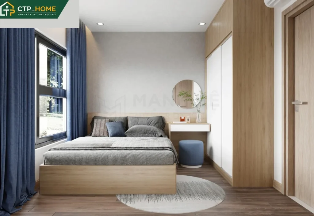 Thiết kế nội thất chung cư Vinhomes Grand Park 59m2 hiện đại cho anh Hoàng - Ảnh 8