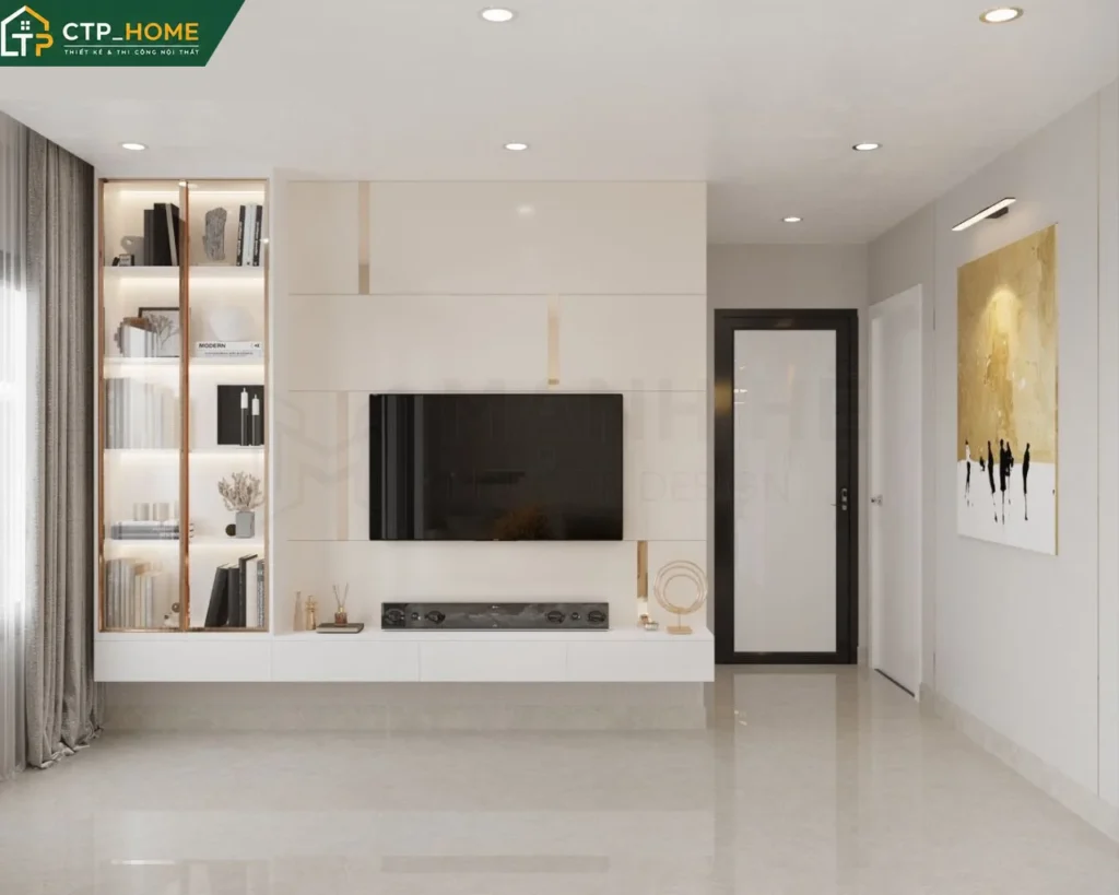 Thiết kế nội thất chung cư Vinhomes Grand Park 2BR 69m2 hiện đại - Ảnh 1