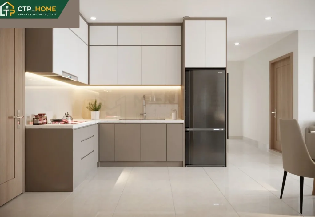 Thiết kế nội thất chung cư Vinhomes Grand Park 59m2 hiện đại cho chị Hòa - Ảnh 5