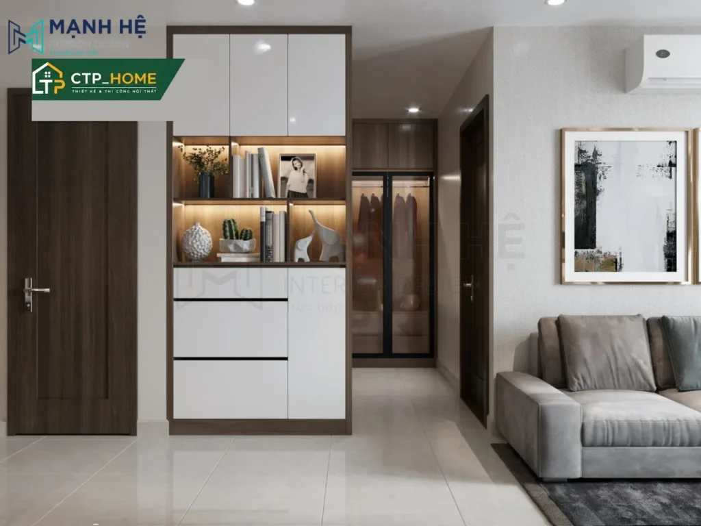 Thiết kế nội thất chung cư Vinhomes Grand Park 46m2 hiện đại – CTP_HOME - Ảnh 5